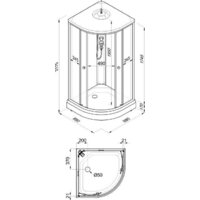 Душевая кабина Triton Нова А 88x88 - Превью изображения №7 — Интернет-магазин Time-Shop