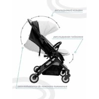 Коляска прогулочная «книга» Amarobaby Voyager (черный) - Превью изображения №3 — Интернет-магазин Time-Shop