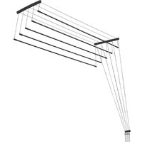 Comfort Alumin Group Потолочная 5 прутьев Black Diamond 190 см (алюминий)