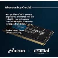 Оперативная память Crucial 2x32ГБ DDR5 SODIMM 4800 МГц CT2K32G48C40S5 - Превью изображения №3 — Интернет-магазин Time-Shop