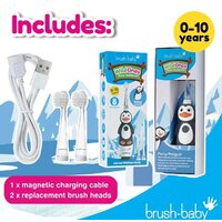 Электрическая зубная щетка Brush-Baby WildOnes Penguin - Превью изображения №4 — Интернет-магазин Time-Shop