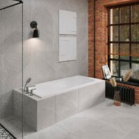 Ванна Lauter Regina 2101418 180x80 с сифоном 21Y32001 (матовый черный) - Превью изображения №12 — Интернет-магазин Time-Shop