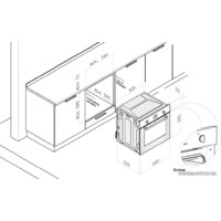 Газовый духовой шкаф Korting OGG771CFW - Превью изображения №3 — Интернет-магазин Time-Shop