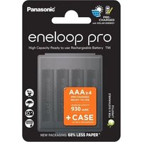 Panasonic Eneloop Pro AAA BK-4HCDE/4CP+case (4 шт)