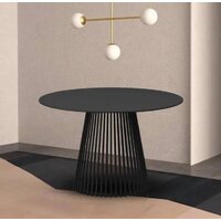 Кухонный стол M-City Terni 120 Matt 614M04921 (черный мрамор матовый/черный) - Превью изображения №7 — Интернет-магазин Time-Shop