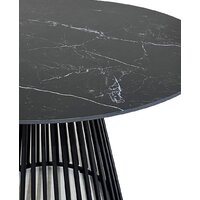 Кухонный стол M-City Terni 120 Matt 614M04921 (черный мрамор матовый/черный) - Превью изображения №5 — Интернет-магазин Time-Shop