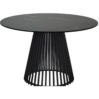 Кухонный стол M-City Terni 120 Matt 614M04921 (черный мрамор матовый/черный) - Превью изображения №2 — Интернет-магазин Time-Shop