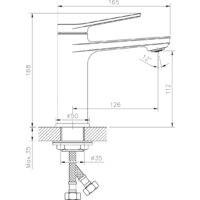Смеситель Lauter Silk 21CK572С - Превью изображения №2 — Интернет-магазин Time-Shop