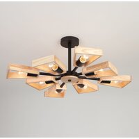 Люстра средней высоты Евросвет Klark 70056/8 (черный) - Превью изображения №3 — Интернет-магазин Time-Shop