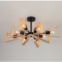 Люстра средней высоты Евросвет Klark 70056/8 (черный) - Превью изображения №4 — Интернет-магазин Time-Shop