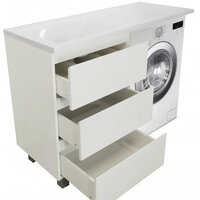  Эстет Тумба Dallas Luxe ФР-00001922 с умывальником Dallas 120 (левая) - Превью изображения №2 — Интернет-магазин Time-Shop