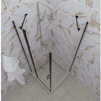 Душевой уголок Triton Йота-Блэк 90x90 (черный, с поддоном) - Превью изображения №5 — Интернет-магазин Time-Shop