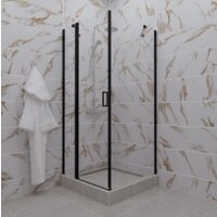 Душевой уголок Triton Йота-Блэк 90x90 (черный, с поддоном) - Превью изображения №3 — Интернет-магазин Time-Shop