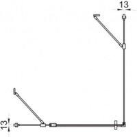 Душевой уголок Triton Йота-Блэк 90x90 (черный, с поддоном) - Превью изображения №7 — Интернет-магазин Time-Shop