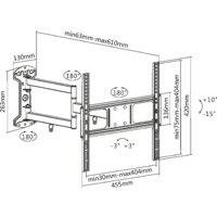 Кронштейн для телевизора Ultramounts UM906 (черный) - Превью изображения №11 — Интернет-магазин Time-Shop