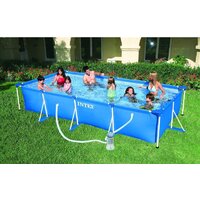 Каркасный бассейн Intex Rectangular Frame Pool 28274 (450x220x84) - Превью изображения №2 — Интернет-магазин Time-Shop