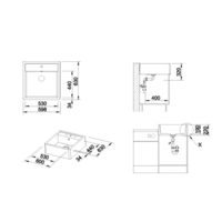 Кухонная мойка Blanco Panor 60 (c одним отверстием для смесителя) - Превью изображения №7 — Интернет-магазин Time-Shop