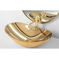Умывальник Rea Royal (золотой) - Превью изображения №3 — Интернет-магазин Time-Shop