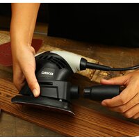 Дельташлифмашина Deko DKS200 063-4235 (черный) - Превью изображения №6 — Интернет-магазин Time-Shop