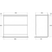  BelBagno Тумба под умывальник Albano-900-2C-PIA-RR (дуб rustico) - Превью изображения №8 — Интернет-магазин Time-Shop