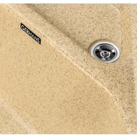 Кухонная мойка Gerhans E08 (песочный) - Превью изображения №5 — Интернет-магазин Time-Shop