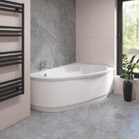 Ванна Lauter Valencia 160x105 2102160R (с каркасом и сифоном 21Y11021 матовый черный) - Превью изображения №9 — Интернет-магазин Time-Shop