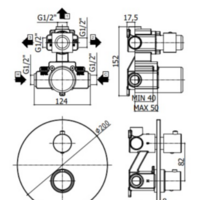 Смеситель Paffoni LIQ019NO - Превью изображения №2 — Интернет-магазин Time-Shop