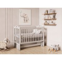 Классическая детская кроватка Incanto Sofi универсальная KR-0051/4-А (серый) - Превью изображения №45 — Интернет-магазин Time-Shop
