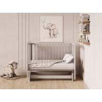 Классическая детская кроватка Incanto Sofi универсальная KR-0051/4-А (серый) - Превью изображения №49 — Интернет-магазин Time-Shop
