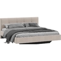 Трия Элис тип 1 с мягкой обивкой 180x200 (велюр бежевый)