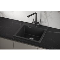 Кухонная мойка Granula ES-5201 (черный) - Превью изображения №3 — Интернет-магазин Time-Shop