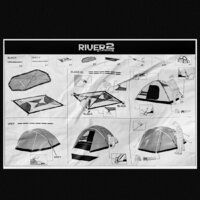 Треккинговая палатка RSP Outdoors River 2 (синий) - Превью изображения №25 — Интернет-магазин Time-Shop