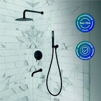 Душевая система  РМС SUS129BL-1S - Превью изображения №2 — Интернет-магазин Time-Shop