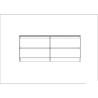 Тумба Mio Tesoro Кастор 4 ящика 2.03.03.100.5 (дуб венге) - Превью изображения №3 — Интернет-магазин Time-Shop