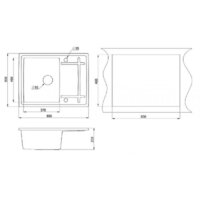 Кухонная мойка Granula 6501 (графит) - Превью изображения №2 — Интернет-магазин Time-Shop