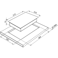 Варочная панель Smeg PGF30B - Превью изображения №3 — Интернет-магазин Time-Shop