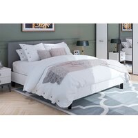 Кровать Ангстрем Хилтон спальня ХТ-800.26 исп.21 (Д1, белый премиум) - Превью изображения №2 — Интернет-магазин Time-Shop