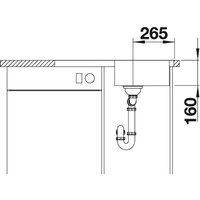 Кухонная мойка Blanco Lantos 45 S-IF Compact [519059] - Превью изображения №4 — Интернет-магазин Time-Shop