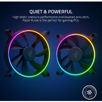 Комплект вентиляторов для корпуса Razer Kunai Chroma 140mm 3 Fans RC21-01810200-R3M1 - Превью изображения №2 — Интернет-магазин Time-Shop