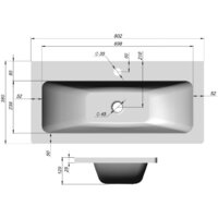 Умывальник BelBagno BB800/380-LV-MR-ETN - Превью изображения №3 — Интернет-магазин Time-Shop