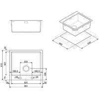 Кухонная мойка Smeg LFT50RS - Превью изображения №2 — Интернет-магазин Time-Shop