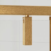 Душевой уголок RGW HO-088Gb 350608800-16 (золото браш/прозрачное стекло) - Превью изображения №3 — Интернет-магазин Time-Shop