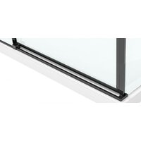 Душевой уголок Rea Solar 90x90 (черный/прозрачное стекло) - Превью изображения №3 — Интернет-магазин Time-Shop