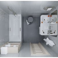 Ванна Triton Алекса 160x75 (с ножками и экраном) - Превью изображения №4 — Интернет-магазин Time-Shop