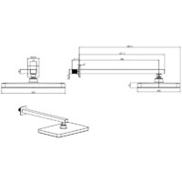 Верхний душ Aquatek AQ2081CR - Превью изображения №2 — Интернет-магазин Time-Shop