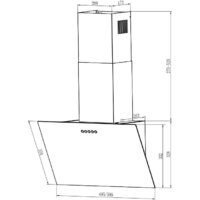 Кухонная вытяжка Weissgauff Sigma 60 PB BL (черный) - Превью изображения №2 — Интернет-магазин Time-Shop