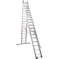 Лестница-стремянка Новая высота NV 523 трёхсекционная индустриальная 3x17 ступеней - Превью изображения №5 — Интернет-магазин Time-Shop