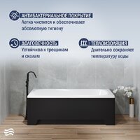 Ванна Lauter Sophia 160 21205160 (с ножками, черным подголовником и черным лиц.экраном) - Превью изображения №6 — Интернет-магазин Time-Shop