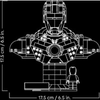Конструктор LEGO Marvel 76327 Бюст Железного Человека MK4 - Превью изображения №10 — Интернет-магазин Time-Shop