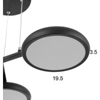 Подвесная люстра BayerLux Алис 10059024 (черный) - Превью изображения №6 — Интернет-магазин Time-Shop